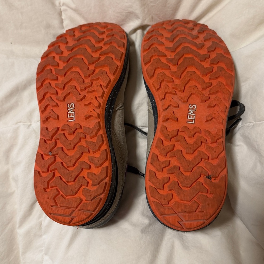 Lems Trailhead Sneakers with Orange Soles - Picture 4 of 6